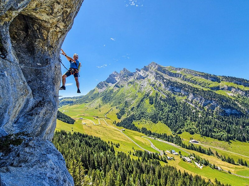 Via ferrata au Grand-Bornand : le Jallouvre au col de la